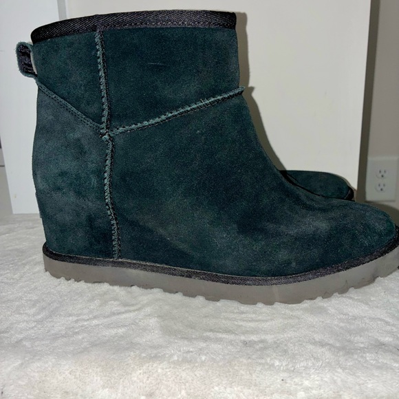 Ugg Classic Femme Ankle Wedge Booties 8.5 - Picture 8 of 11